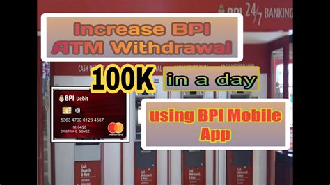 what is the maximum withdrawal limit of bpi atm